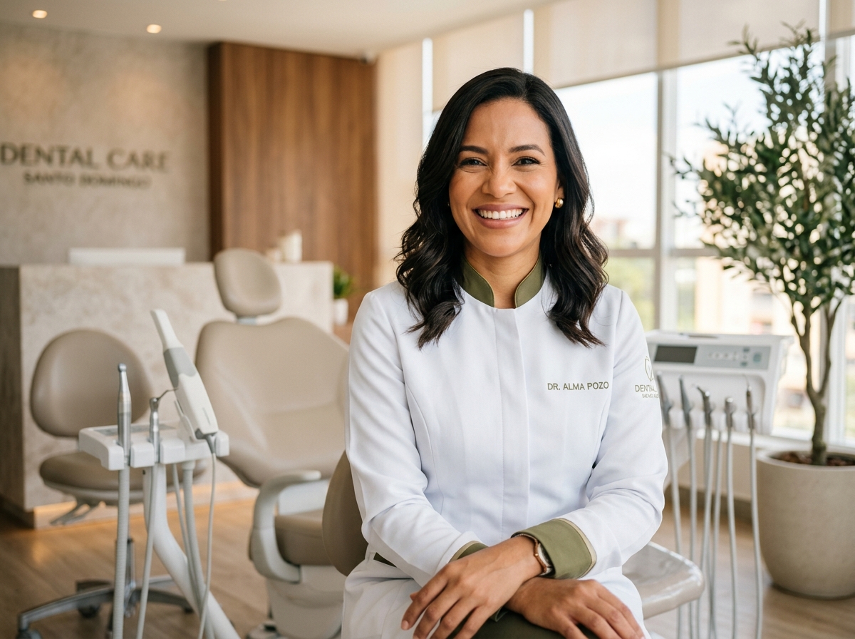Dra. Alma Pozo en la clínica BioDentist Santo Domingo